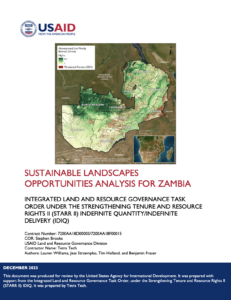 Zambia SLOA cover image